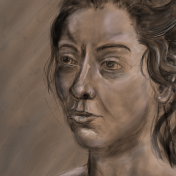 Digital portrait of a woman