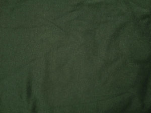 Green cotton fabric.